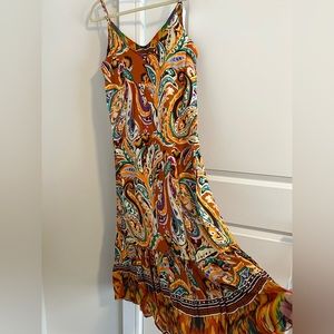 NWT!  Italian made fun and sexy long dress